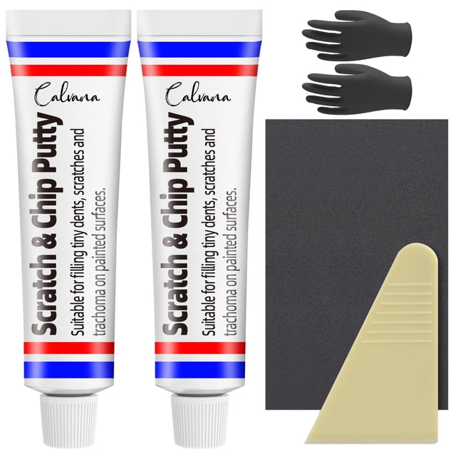 Kit de reparación de relleno de carrocerías Calvana, 20 g (paquete de 2)