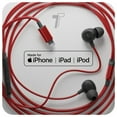 thumbnail image 6 of Thore Earphones for iPhone (V60) Wired In Ear Lightning Earbuds (Apple MFi Certified) Headphones with Microphone/Remote for iPhone 13/12/11/Pro Max/Xr/Xs Max/X/8/7 - Red, 6 of 8