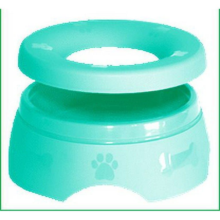 Ear Clear Dog Bowl and Mat Set, No Spill Food and Water Bowls with Mat,  Perfect Feeding Tray Set for Long Eared Dog or Breeds, No Mess Dog Bowl 36  oz
