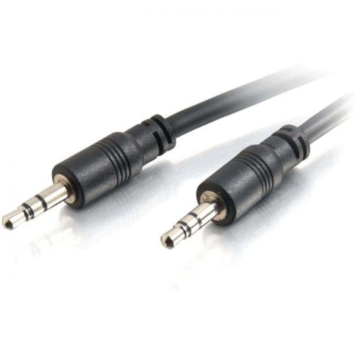 C2G Câble Audio Stéréo de 3,5 Mm avec Connecteurs à Profil Bas 35 Pieds