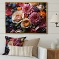 thumbnail image 1 of Designart Décoration Murale Encadrée de Roses, art Mural Encadré de Roses, Rhapsodie de Roses, art Mural Encadré Moderne Rose Doré, Cadre Doré 20x12 Pouces, 1 of 5