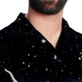 thumbnail image 5 of Taurus Constellation Men's Hawaiian Poplin Casual Printed Button Down Short Summer Beach Shirts, Unisex, 5 of 6