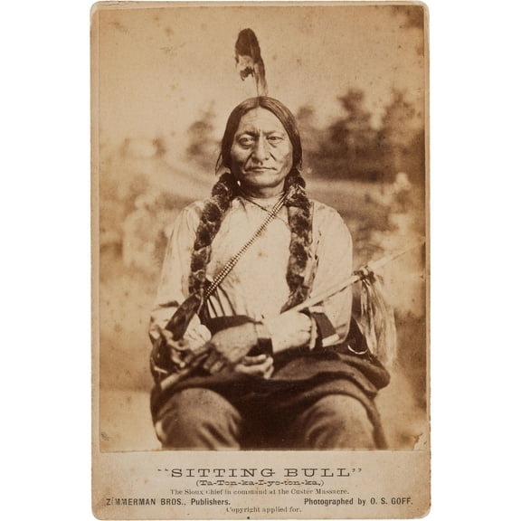 24x36 gallery poster, Sitting Bull, 1881
