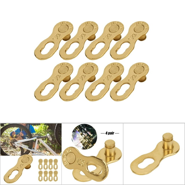 Set of 10pcs,4Pair Steel Bike Bicycle 12Speed Chain Missing Linkmissing Link 12v Quick Enganche Cadena CNC Insert Blades Carbide Connector Parts Cycling