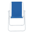 thumbnail image 2 of GZXS Folding Beach Chair for Adults, Lightweight Camping Chair with Metal Frame for Outdoor, Hiking, Picnic, BBQ, Supports 220 lbs Capacity, Blue, 2 of 10