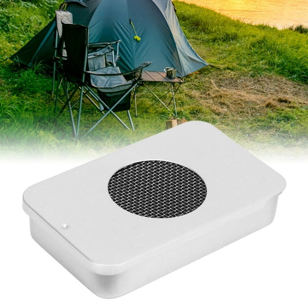 Estufa Para Acampar Con Combustible De Alcohol, Estufa De Alcohol Para Exteriores, Cubierta Deslizante De Acero Inoxidable Resistente A Caídas, Portátil, Buena Resistencia A La