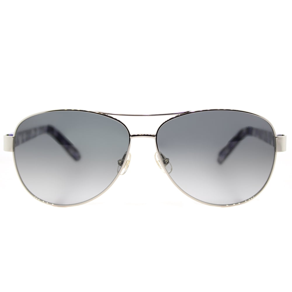 Kate Spade New York DALIA2/S 0YB7 F8 Silver/Dots Women's Aviator Sunglasses