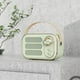 thumbnail image 1 of Multifunctional Mini Portable FM Radio Bluetooth Speaker USB TF AUX Indoor Outdoor Retro Design Wireless Speaker, 1 of 2