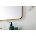 thumbnail image 5 of Soft corner metal rectangular mirror 30x40 inch in Brass, 5 of 5