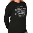 thumbnail image 4 of Believe in Dreams Inspirational Quote Women Plus Size Long Sleeve Graphic Tee Brisco Brands 2X, 4 of 5
