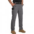 thumbnail image 7 of LEKWK Work Pants for Men Lightweight Quick Dry Baggy Cargo Pants Elastic Drawstring Waist Lounge Athletic Pants with Pockets Spring Summer Hiking Gym Sports Outfits, 7 of 7