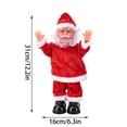 Electric Tumbling Santa Figure, Battery Operated Red Animated Christmas ...
