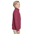 thumbnail image 3 of Youth Zone Sonic Heather Performance Quarter-Zip - SP MAROON HTHR - S, 3 of 3