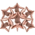 thumbnail image 4 of Globos de Helio con Forma de Estrella Oro Rosa 18 Pulgadas 25 Piezas, 4 of 5