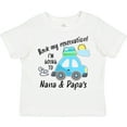 thumbnail image 3 of Inktastic Book My Reservation I'm Going to Nana and Papa's Boys or Girls Toddler T-Shirt, 3 of 5