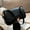 Black, variant on Timeless Chic Shoulder Flap Crossbody Bag - Soft Classic Textured Design, Adjustable Strap, Magnetic Closure, Spacious Interior - Perfect for Daily Use, Travel, and Work