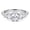 Silver, variant on Oval Cut Ring for Women S925 Sterling Silver Plated 5A CZ Solitaire Promise Engagement Ring Dainty Stackable Non Tarnish Wedding Anniversary Christmas Birthday Gift for Her Wife Girlfriend