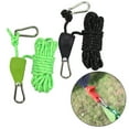 thumbnail image 3 of Yimiti Outdoor Fixed Wind Rope Tent Rope Metal Pulley Buckle Adjust Rope,black, 3 of 8