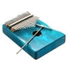GoolRC 17 Keys Kalimba Elk Thumb Piano with Hammer Portable Musical Instrument Dreamy Elk Blue Color