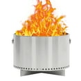 thumbnail image 5 of Outop 20.5 in Round Wood Finish Stainless Steel Fire Pit with Rust Resistant, 5 of 8