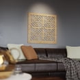 thumbnail image 6 of Ekena Millwork 15 3/8"W x 15 3/8"H x 3/8"T Medium Edinburg Decorative Fretwork Wood Wall Panels, Red Oak, 6 of 6