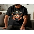 thumbnail image 3 of Funny Sea Creature Ocean Pirate Crab Hunting Sailor Gift T-Shirt Marine Seafood Pirate Crab Birthday Holiday Gifts Men Women Kids Tshirt, 3 of 10