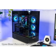 iBUYPOWER Element Gaming PC Desktop Computer Intel Core Ultra 5 225F CPU, NVIDIA GeForce RTX 5060Ti 8GB GPU, 16GB DDR5 RGB 5200MHz RAM, 1TB NVMe SSD, Windows 11 Home, Gamer Keyboard, Mouse-EBI5N56T03