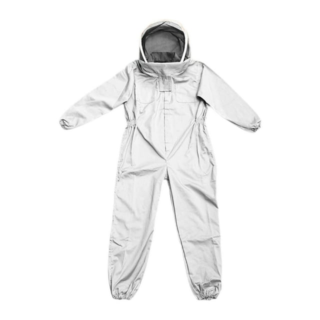 Traje de apicultor con capucha de malla, traje de apicultura para mujeres y hombres, para granjas al aire libre L