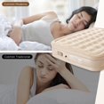 thumbnail image 3 of AWCBBT Colchon Inflables Matrimonial, Colch&oacute;n de Cama de Aire Suave con 2 Almohadas Hinchables, Incluye Bomba El&eacute;ctrica y Bolsa de Transporte Port&aacute;til, Cama Inflables, 3 of 7