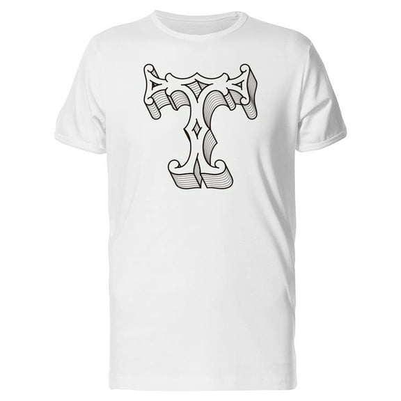 Royal Capital Letter T Tee Men's -Image by Shutterstock