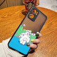 thumbnail image 3 of Funda mate de teléfono para OPPO RENO 8 8T 7Z 7 6Z 6 5 4 PRO PLUS 4G 5G Edge Funda Coque Capa Funda carcasa cerdo blanco dibujos animados de conejo, 3 of 5