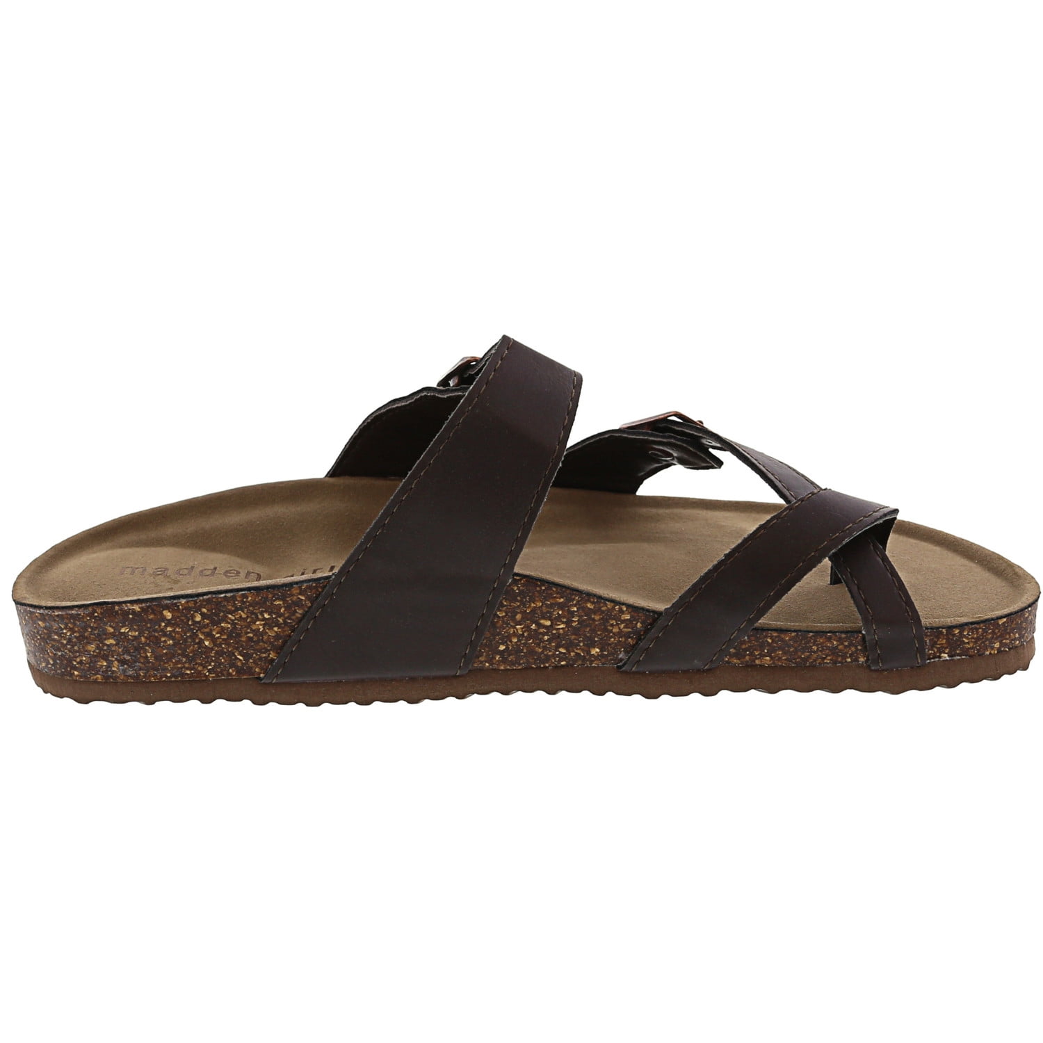 Madden Girl Women s Brycee Dark Brown Sandal 6.5M Walmart