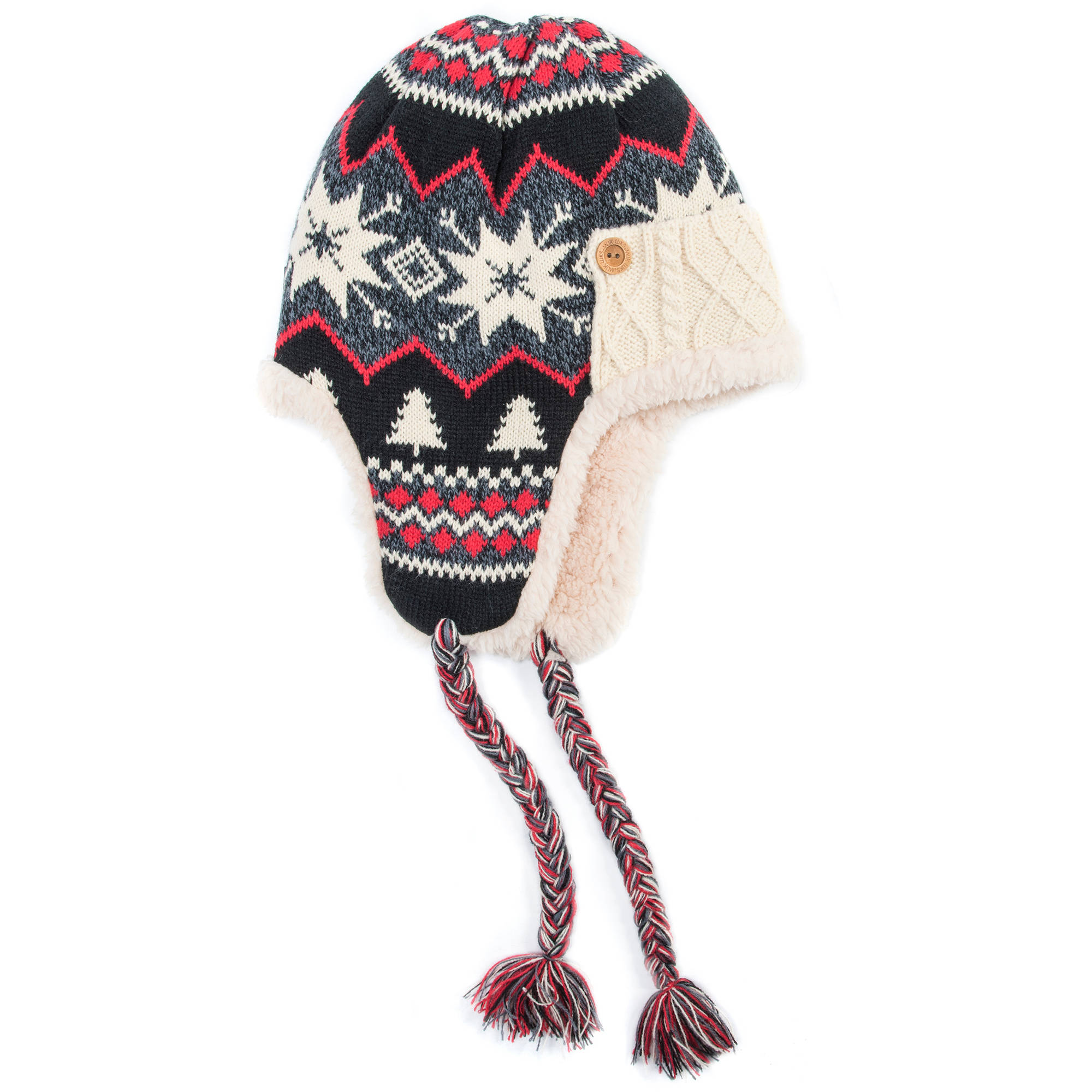 Snowflake Nordic Trapper Hat - Walmart 