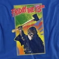 thumbnail image 2 of Friday The 13Th Retro Game Women's T Shirt, Royal, 2X-Large, 2 of 6