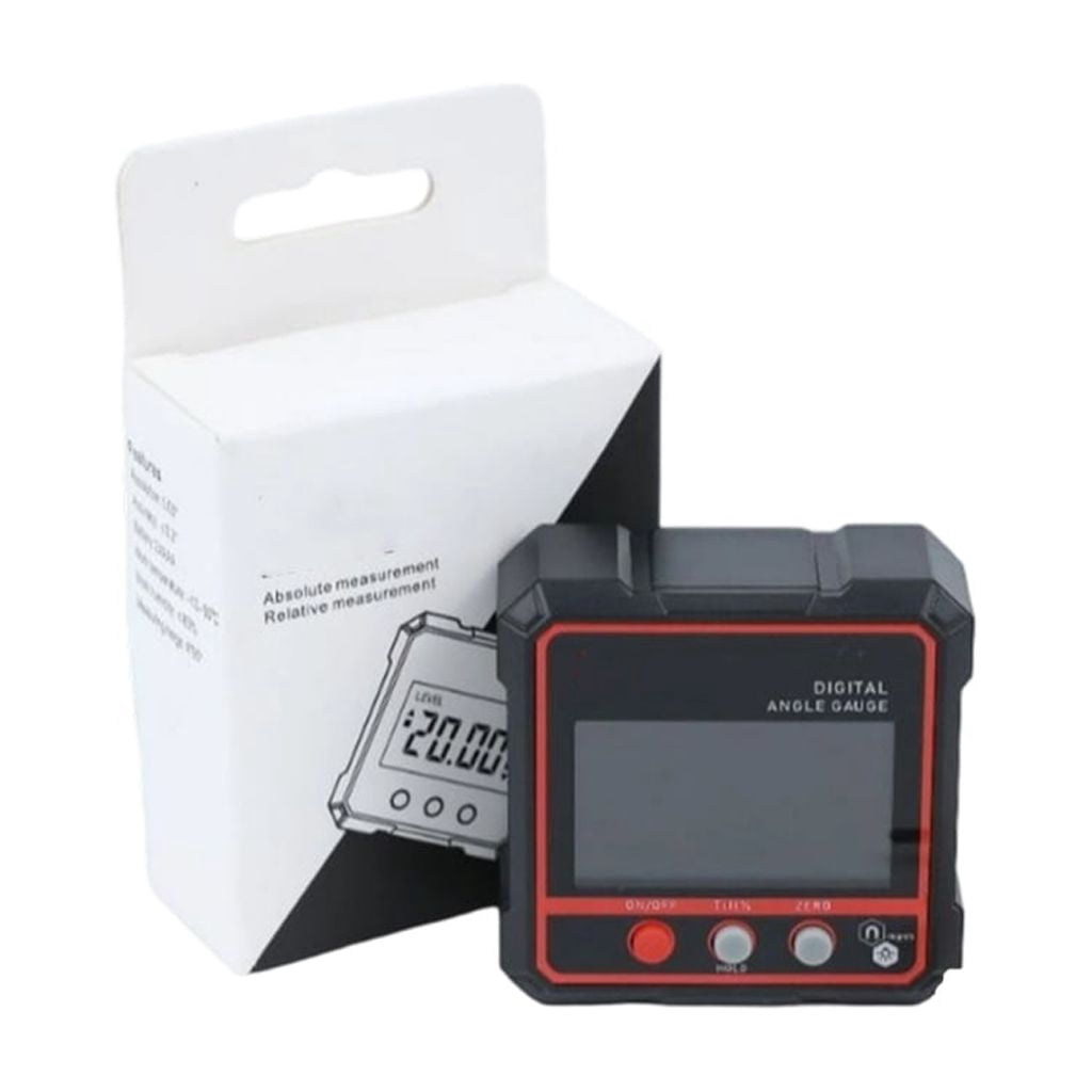 MOMOJIA Miniature Inclinometer Angles Gauges Magnetic Base for Door Window Frame Alignment