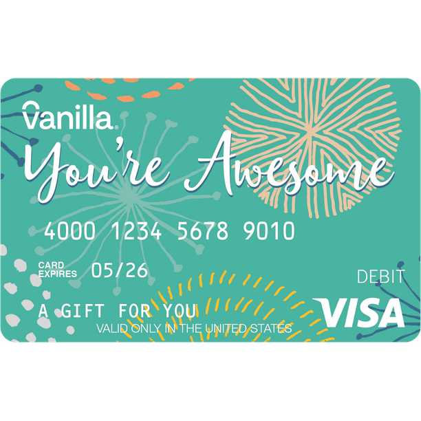 100 Vanilla® Visa® You’re Awesome eGift Card