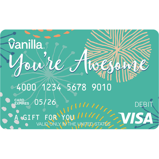 100 You’re Awesome Vanilla eGift Visa® Virtual Account