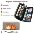thumbnail image 3 of OIDERY Zipper Pocket Wallet for Women Wallet with Wrist Strap for Women Sitting On Me Humorous Cat Durable & Stylish Accessory Everyday Wallet, 3 of 10