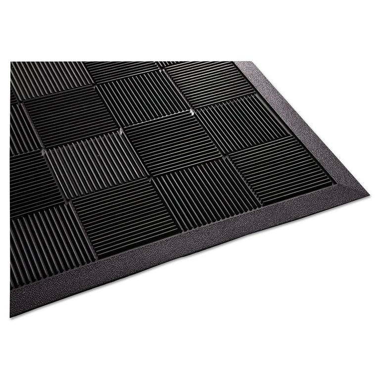 Parquet Wiper Scraper Mat, 36 x 60, Black Parquet Wiper Scraper Mat, 36 x 60, Black