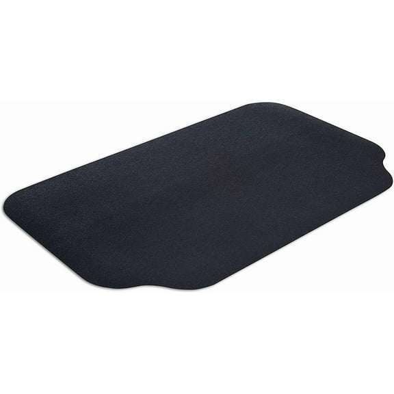 ZHIBO Under Grill Protective Mat, 36x56 Inch, Black, for Deck and Patio