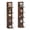 Rustic Brown, variant on Patiojoy 5-Tier Wall Mounted Shelf Unit Floating Vertical Storage Shelves with Wood Grain Rustic Brown