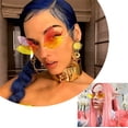 thumbnail image 2 of Gafas de sol sin montura para mujer, modernas, vintage y creativas., 2 of 5