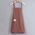 thumbnail image 4 of Blending Aprons Clearance! Kitchen Cooking Aprons Adjustable Bib Soft Apron with Pockets for Men Women, 4 of 4