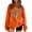 Orange, variant on Fiaer Thanksgiving Sweatshirts for Women Letter Bow Graphic Plus Size Pullover Loose Fit Crew Neck Long Sleeve Tops Dark Gray M
