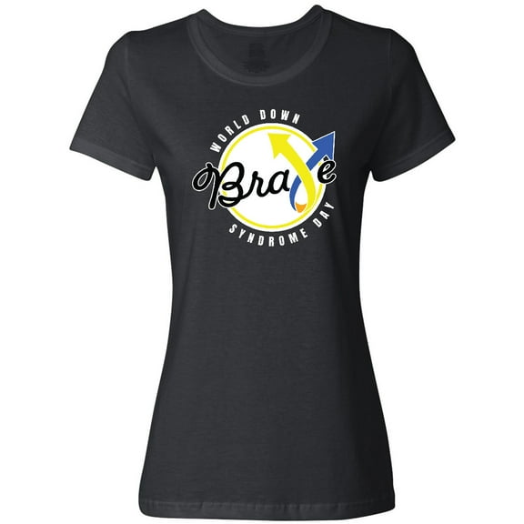 Inktastic World Down Syndrome Day Brave Women's T-Shirt