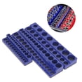 thumbnail image 1 of Socket Organizer Set, Standard Size 1/2in 1/4in 3/8in  Socket Holder Set 3Pcs Clearly Labeled  For Repair, 1 of 8