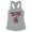 Heather Grey, variant on Home Sweet Home Haunted Tank Top Fitted Racerback Women's Large White