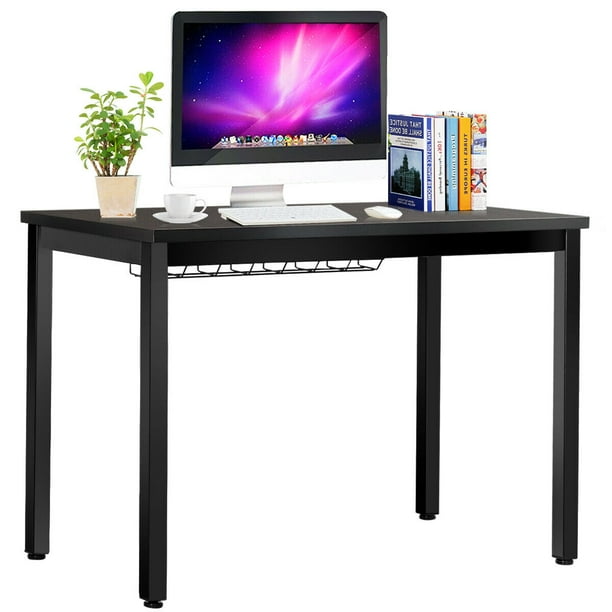 Gymax 42'' Computer Desk PC Laptop Table w/Cable Organizer ...