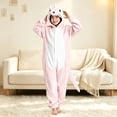 thumbnail image 7 of Ruyang Kids Hooded Jumpsuit Full Zip Long Sleeve Onesie Halloween Animal Theme Party Outfit for Girls 3-8 Years, 7 of 7
