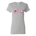 thumbnail image 1 of Wild Bobby Pray Bubble Letters Inspirational/Christian Women Graphic Tee, Heather Grey, Medium, 1 of 6
